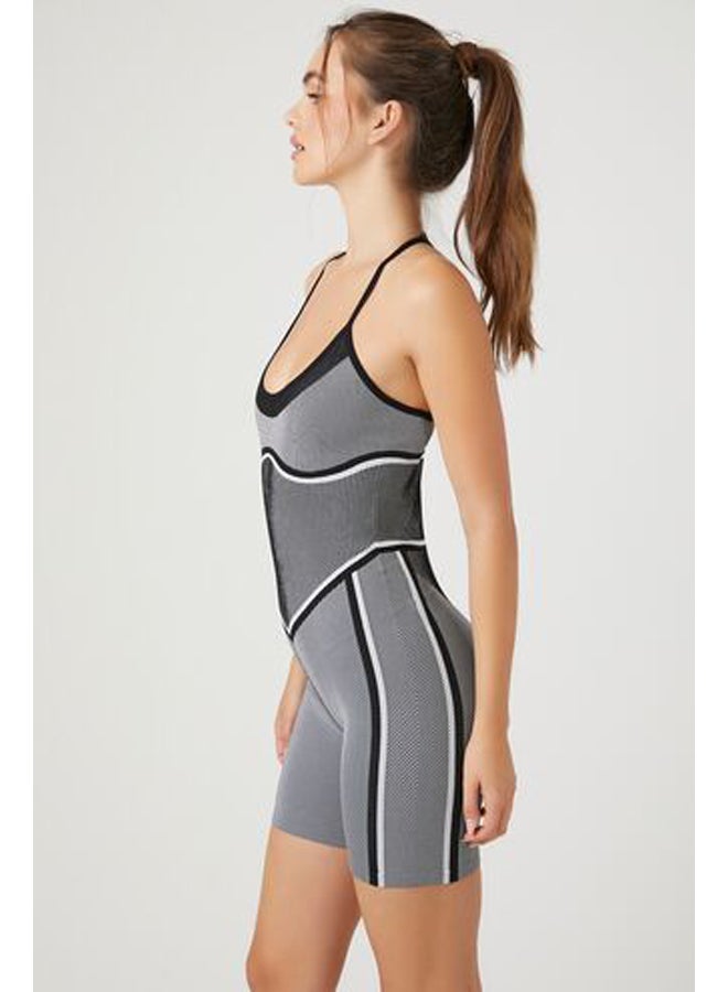 FOREVER 21 Active Seamless Two-Tone Romper  - Image 2