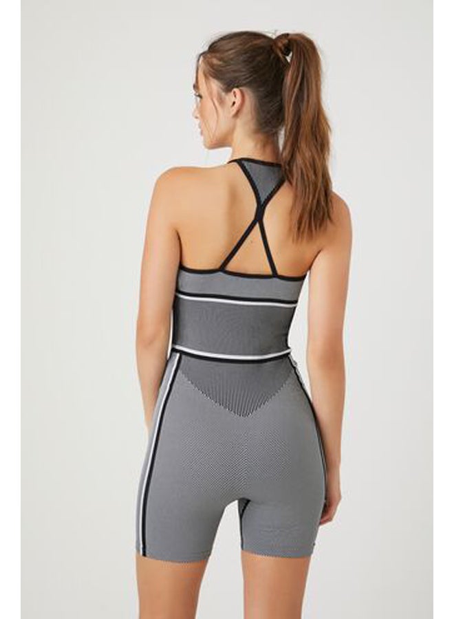 FOREVER 21 Active Seamless Two-Tone Romper  - Image 3