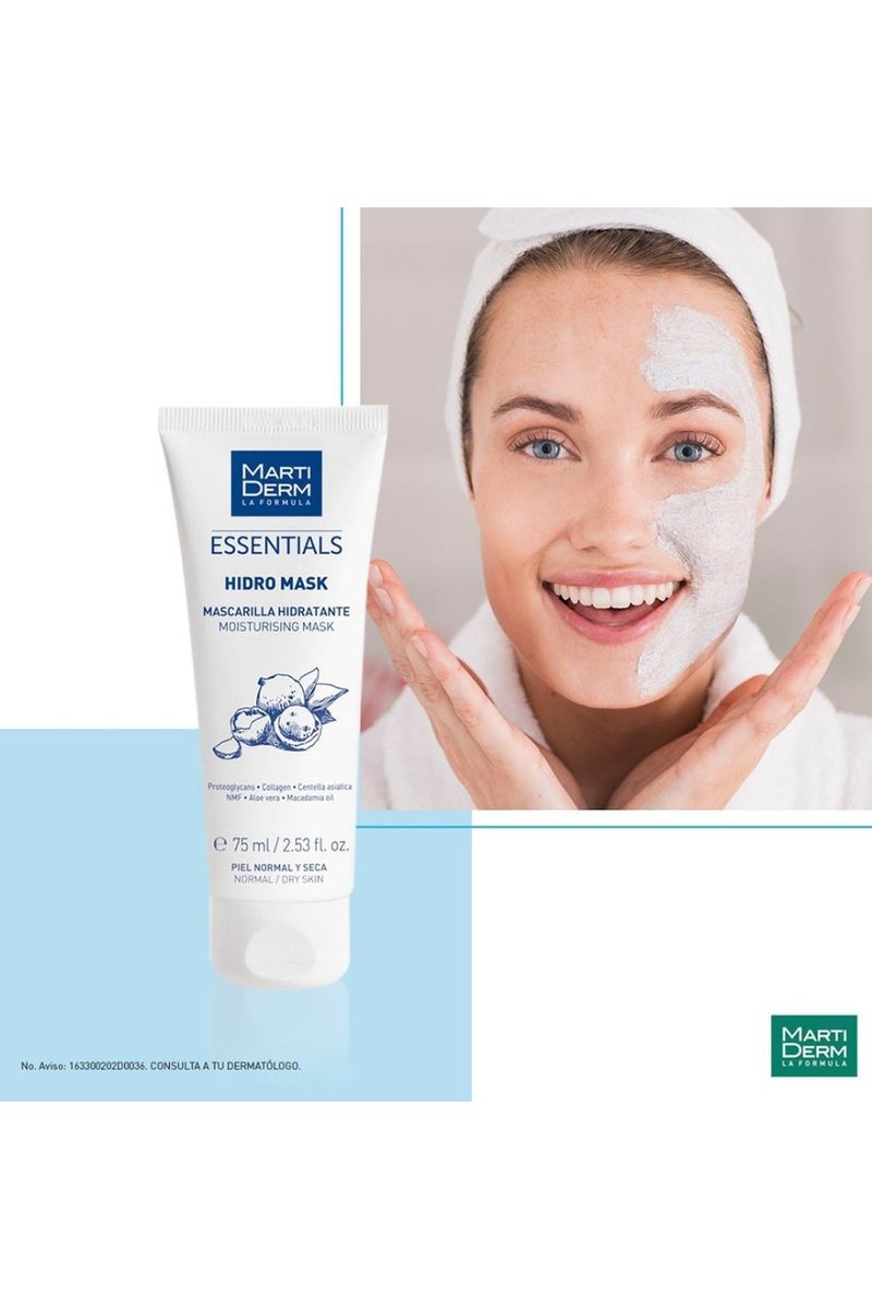 مارتيديرم قناع مارتيديرم إسينشالز هيدرو المرطب للبشرة العادية والجافة 75 مل - Image 4