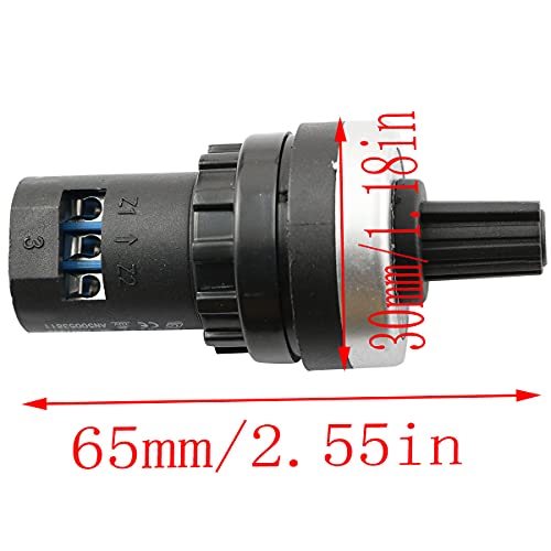 LQ Industrial 10k Potentiometer LA42DWQ-22 10k ohm Variable Speed Drive Potentiometer 22 mm VSD Rotary Resistance Variable Frequency Converter - Image 2