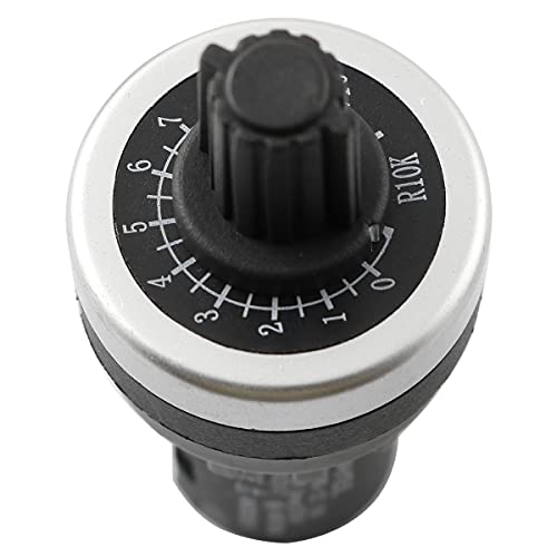 LQ Industrial 10k Potentiometer LA42DWQ-22 10k ohm Variable Speed Drive Potentiometer 22 mm VSD Rotary Resistance Variable Frequency Converter - Image 4