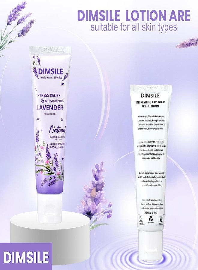 Dimsile 100 Pack Lavender Travel Size Body Lotion 1 oz Dry Skin Moisturizer with Flip Cap for Extra Dry Skin, for Inns and Hotels, Offices, Airlines, Gyms and More - Image 4