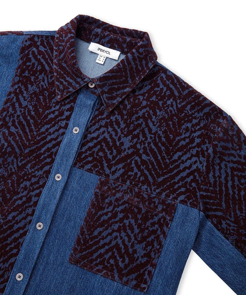 Ipekyol  Mixed Media Shirt for Women | Best Price UAE
