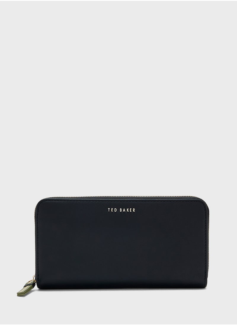 Ted Baker Darciea Branded Webbing Large Zip Around Purse  - Image 1