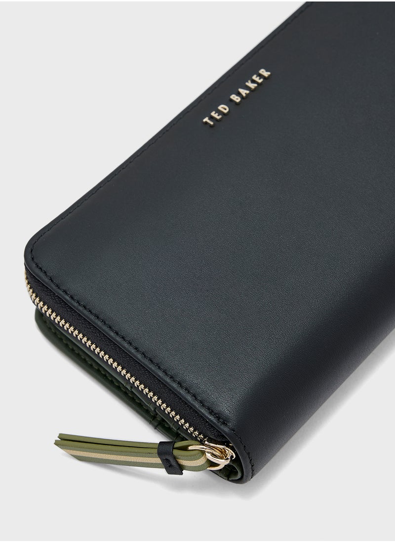 Ted Baker Darciea Branded Webbing Large Zip Around Purse  - Image 2