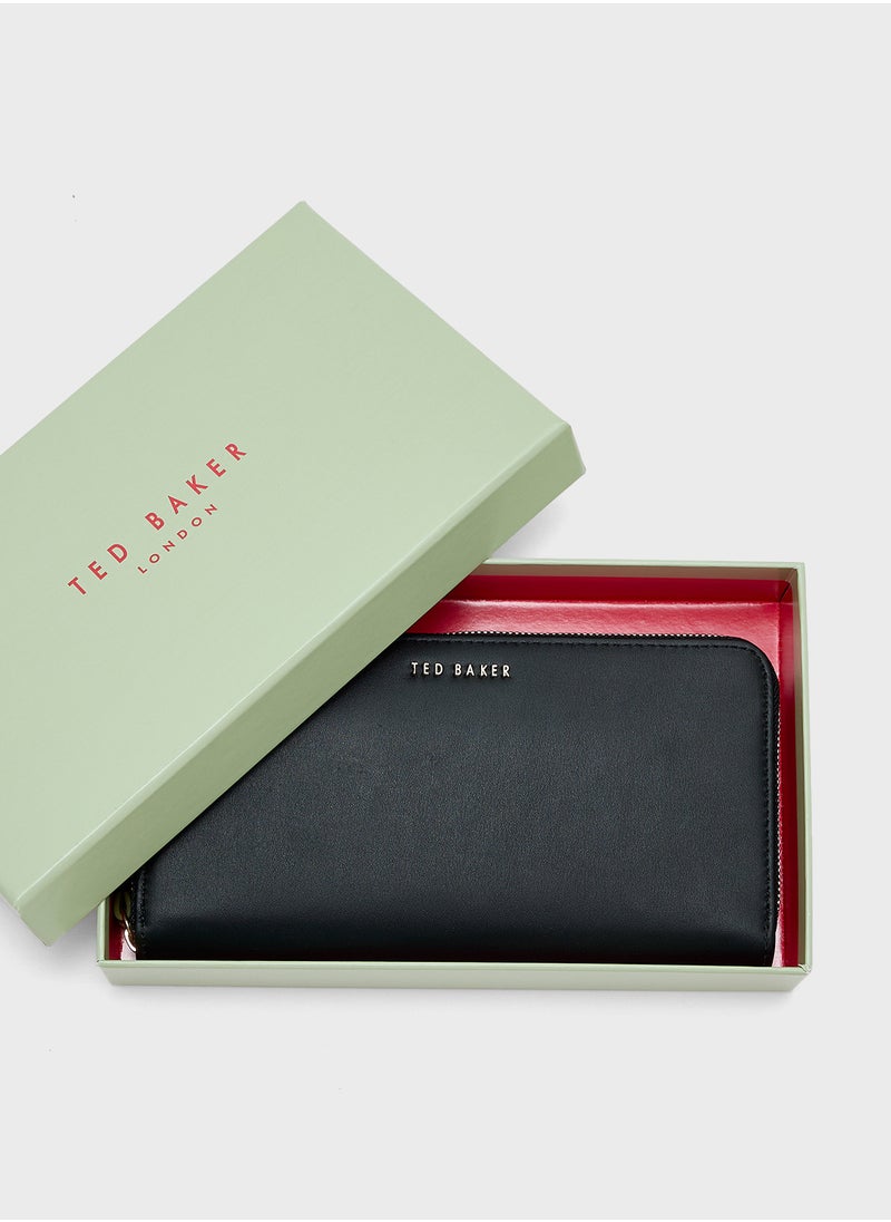 Ted Baker Darciea Branded Webbing Large Zip Around Purse  - Image 5