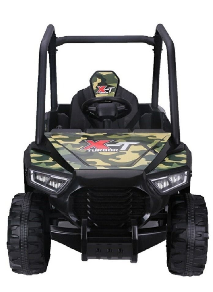 RBWTOYS RBWTOYS - Power Electric 2Wheel Motorcar for kids Ride S604 ( BROWN) 118x69x86cm  - Image 1