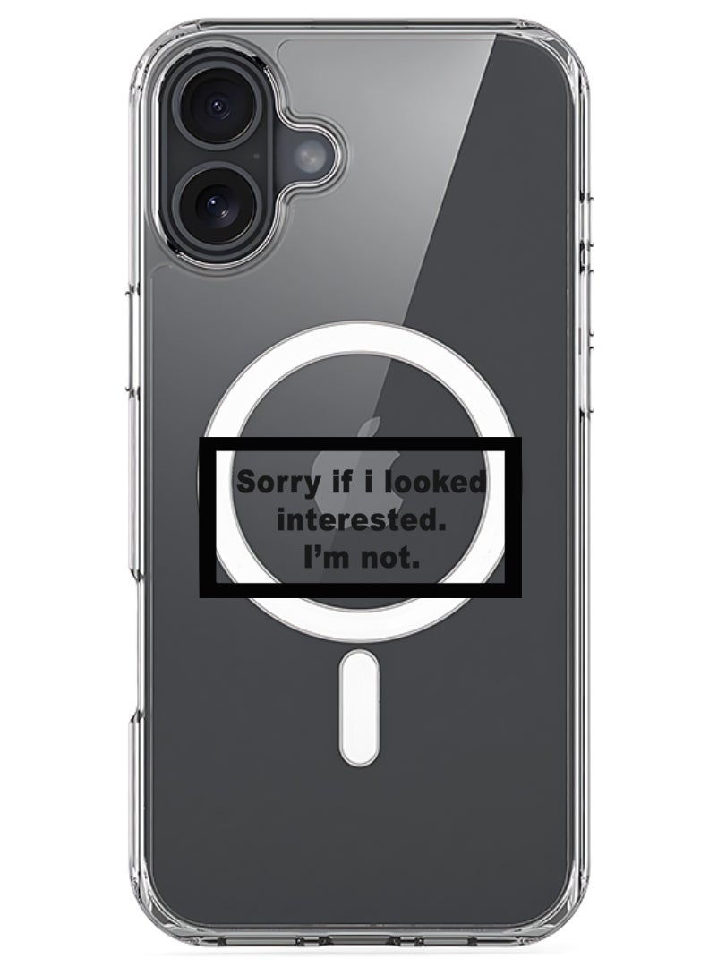 Theodor Magnetic Case for Apple iPhone 17 Compatible with MagSafe Wireless Charging, Shockproof Phone Bumper Cover - Sorry if i looked - Image 1