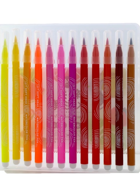 24pcs Colourful Sketch Pens Set Multicolor