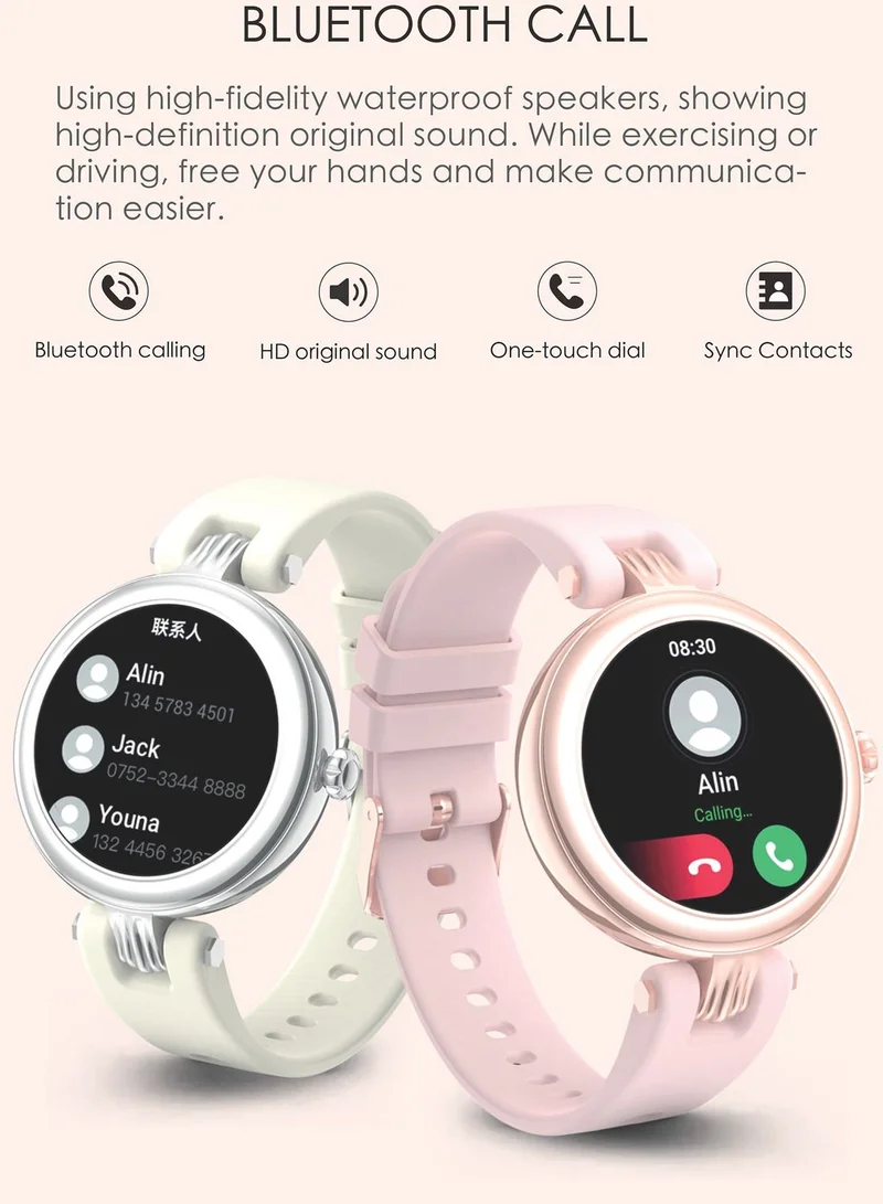 Ginger Smart Watch With Bluetooth Call,Multiple Health & Fitness Features