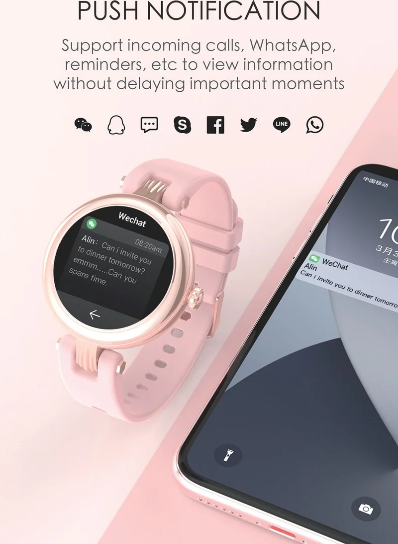 Ginger Smart Watch With Bluetooth Call,Multiple Health & Fitness Features