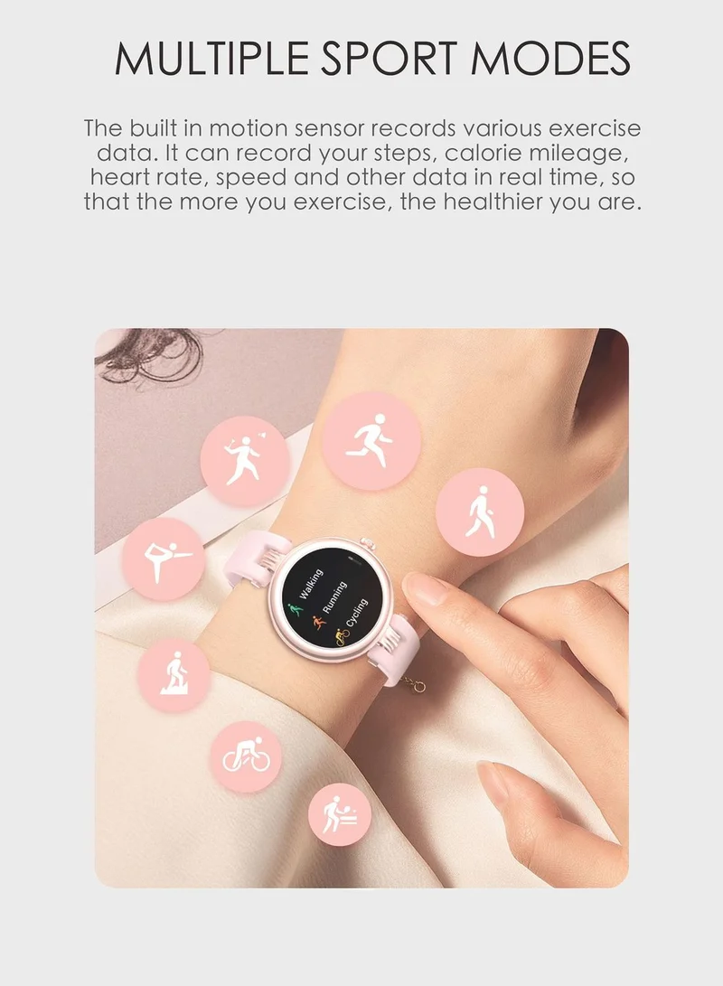 Ginger Smart Watch With Bluetooth Call,Multiple Health & Fitness Features