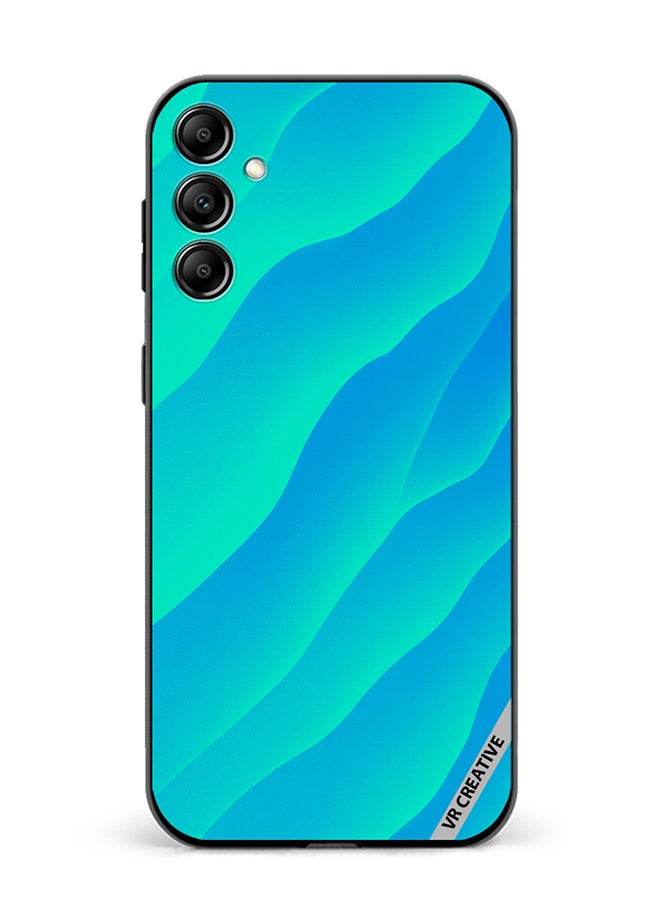 VR CREATIVE Protective Case Cover For Samsung Galaxy A15 5G/A15 Blue Abstract2 Design Multicolour - Image 1