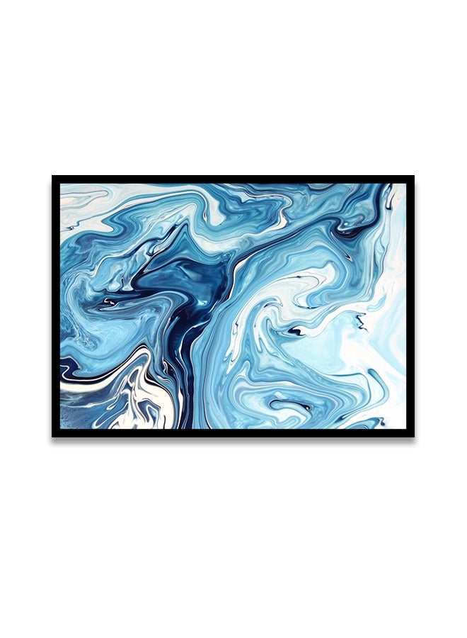 Marktna Canvas Wall Art For Wall Decoration Abstract Design With A Hollow Black Frame Size 120x80cm One Piece - Image 2