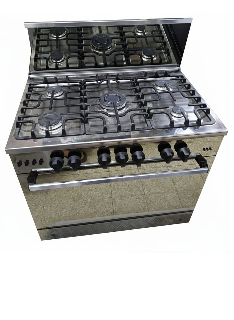 يونيون إير بوتجاز 5 شعلة امان كامل حوامل زهر 60*90 سم بمروحه تايمر ديجتال C69SS-GC-447-IFDS-MAX - Image 2