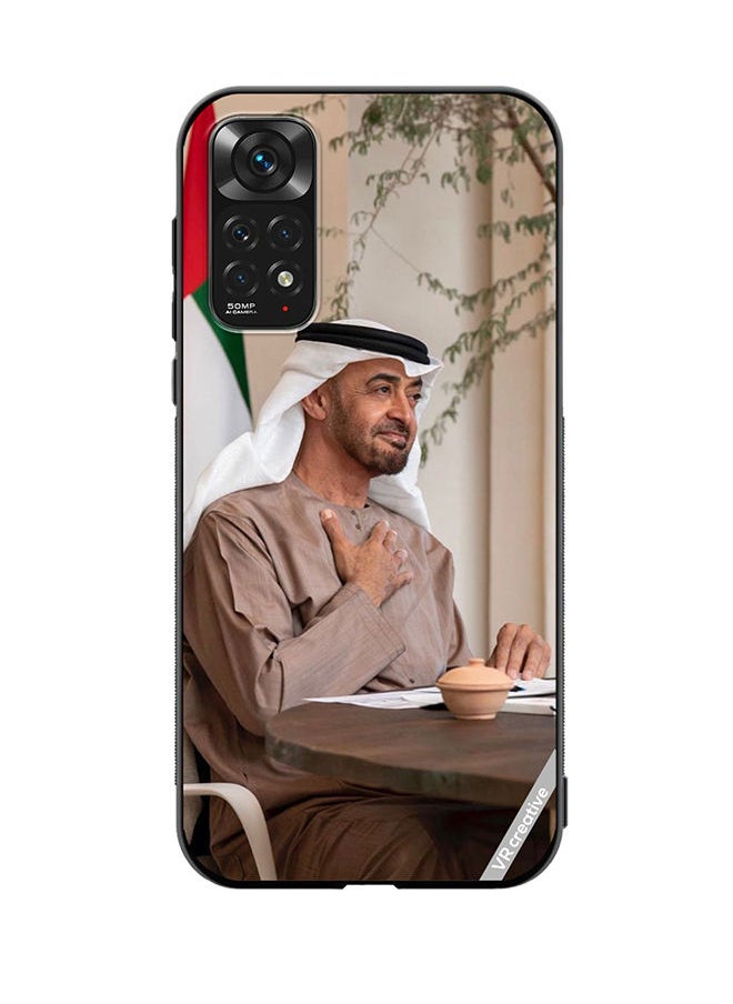 Protective Case Cover For Xiaomi Redmi Note 11 Sheikh Mohamed Bin Zayed Al Nahyan Design Multicolour