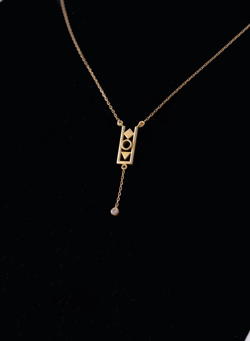 AAZ Jewellery L.L.C Abstract 18K Gold Necklace - Image 2