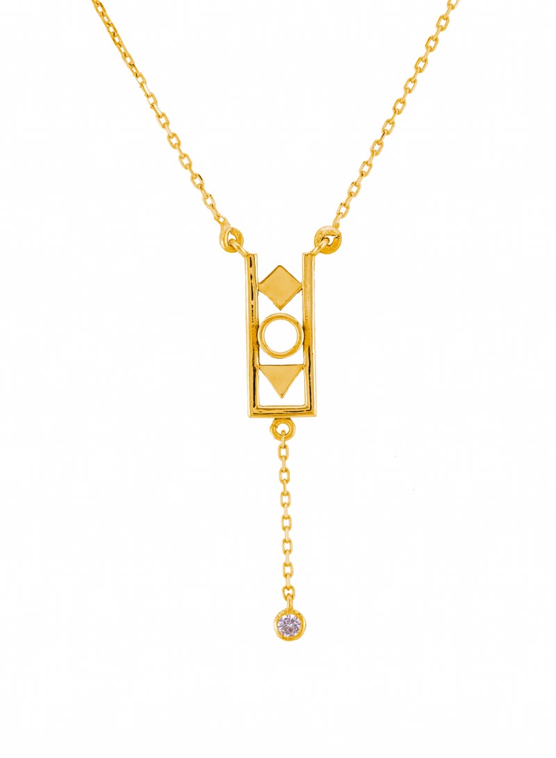 AAZ Jewellery L.L.C Abstract 18K Gold Necklace - Image 1