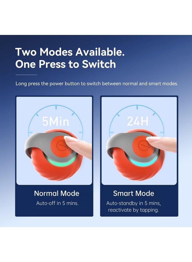 Petgravity Speedy Sprint Ball Toy for Cat Type-C Rechargeable Interactive Cats Toy 2 Set - Image 3