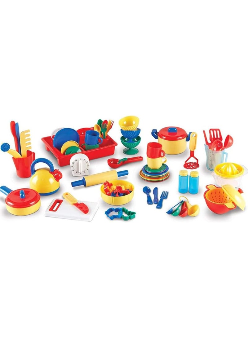 Learning Resources Pretend & Play Great Value Kitchen Set, 73 Pieces - Image 3