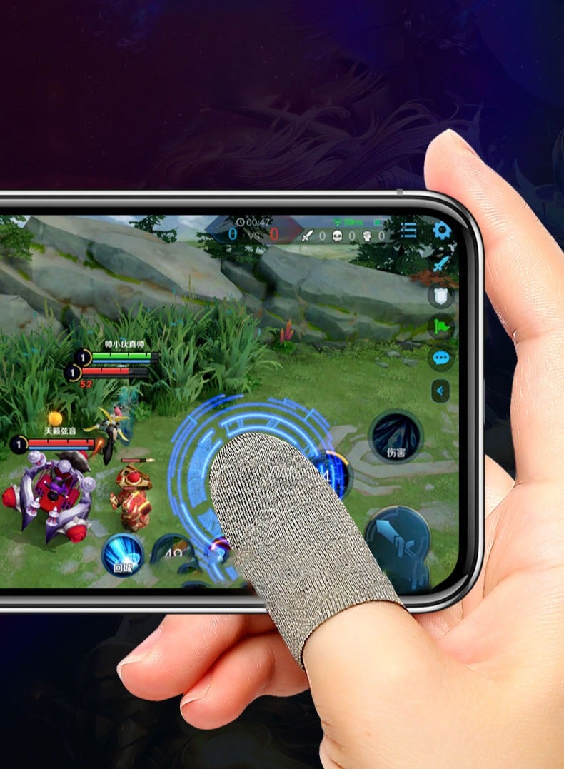 Mobile Gaming Finger Sleeves Pack Of 2 Talons Finger Sleeves - Image 5