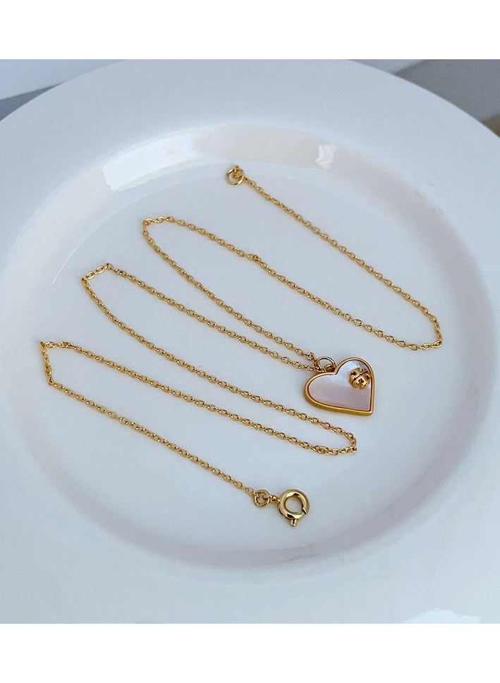 Burch Women's necklace temperament is simple, light luxury, niche design metal necklace - Image 3