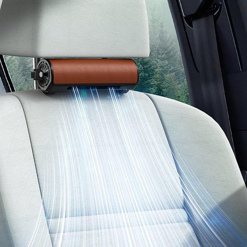 Car Seat Ventilation Fan USB Cooling Fan Air Circulation Electric Fan Low Noise with 3 Adjustable Wind Speeds Switch for Car Truck SUV - Image 3
