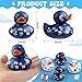 Jerify 12 Pcs 2 Inch Cruise Ducks for Hiding Mini Rubber Ducks for Cruise Ships Bath Toys Duckies for Kids Adult Valentines Day Carnival Party Birthday Gifts Blue and White - Image 4