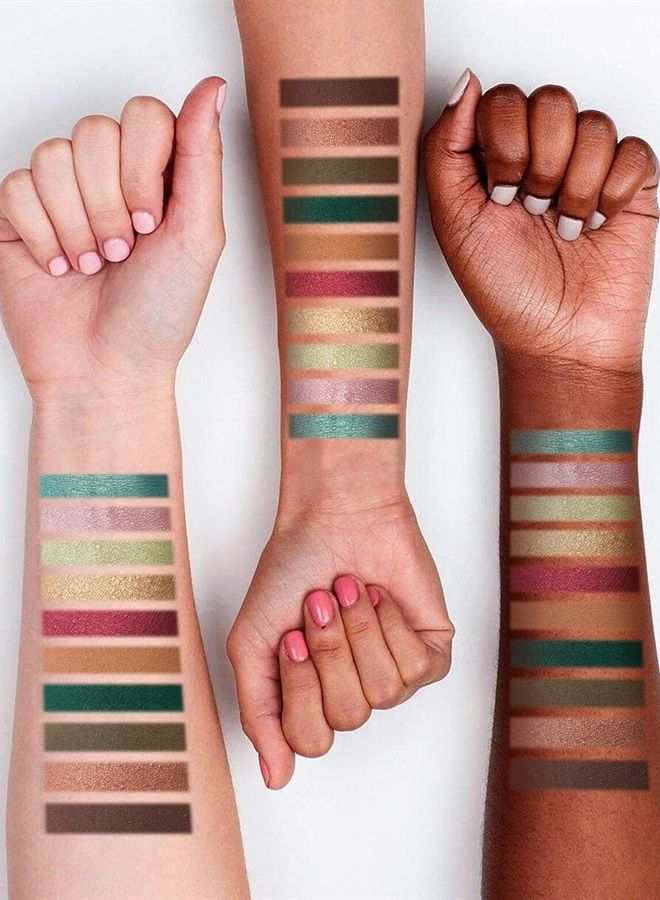 MAKI YIKA Green Eyeshadow Palette 10 Colors, Matte Green Eye Shadows Palette Pressed Powder, Rich Pigmented & Ultra Blendable & Long Wearing, Inspired Greens (10Shade) - Image 5