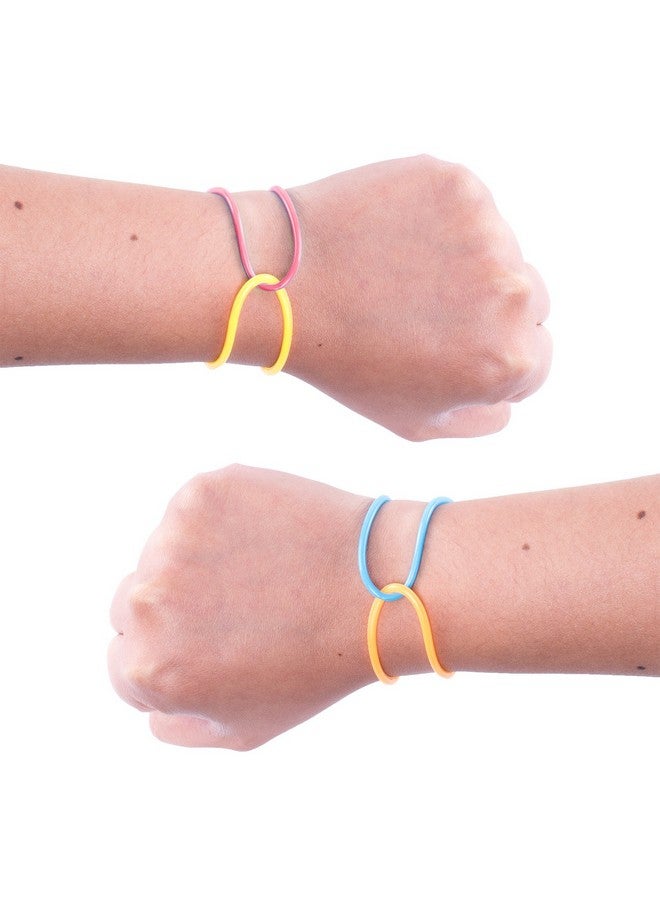 Super Z Outlet 80s Colorful Retro Rock Pop Star Rainbow Diva Disco Jelly Neon Gel Stretchable Bracelets Bands for Theme Events, Colorful Assortment, Assorted Toy Party Favor Prizes (Assorted 144pk) - Image 3