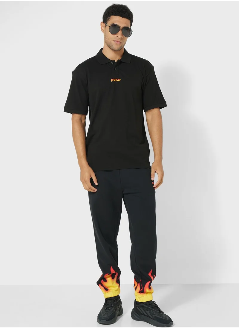 HUGO Logo Drawstring Sweatpants