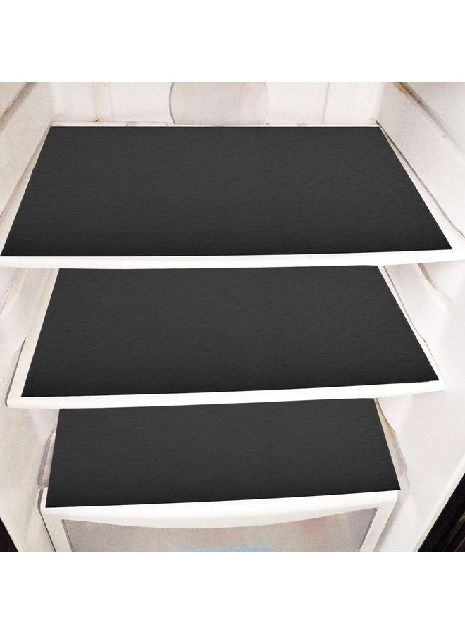 Kuber Industries Set of 6 Fridge Mats | PVC Floral Embossed Refrigerator Drawer Mat|Waterproof & Stain Resistant Fridge Mat Perfect for Home & Kitchen (Grey) - Image 4