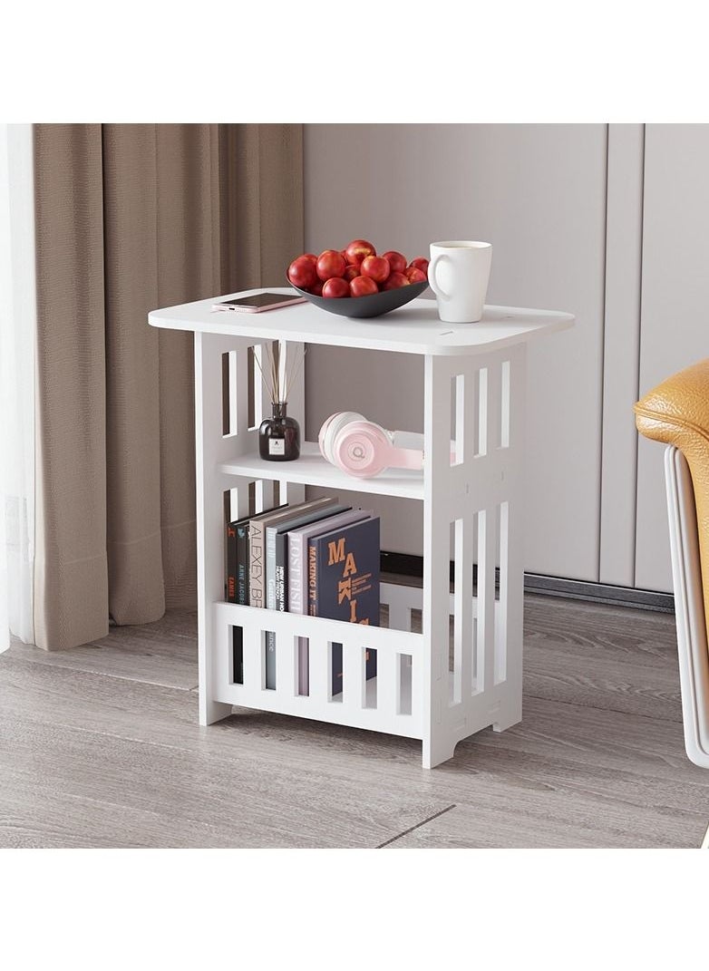 Generic FFD Versatile Bedside Table & Sofa Side Storage Organizer - Mini Locker Nightstand with Book Shelf for Bedroom & Living Room - Stylish End Table & Cabinet  - Image 1