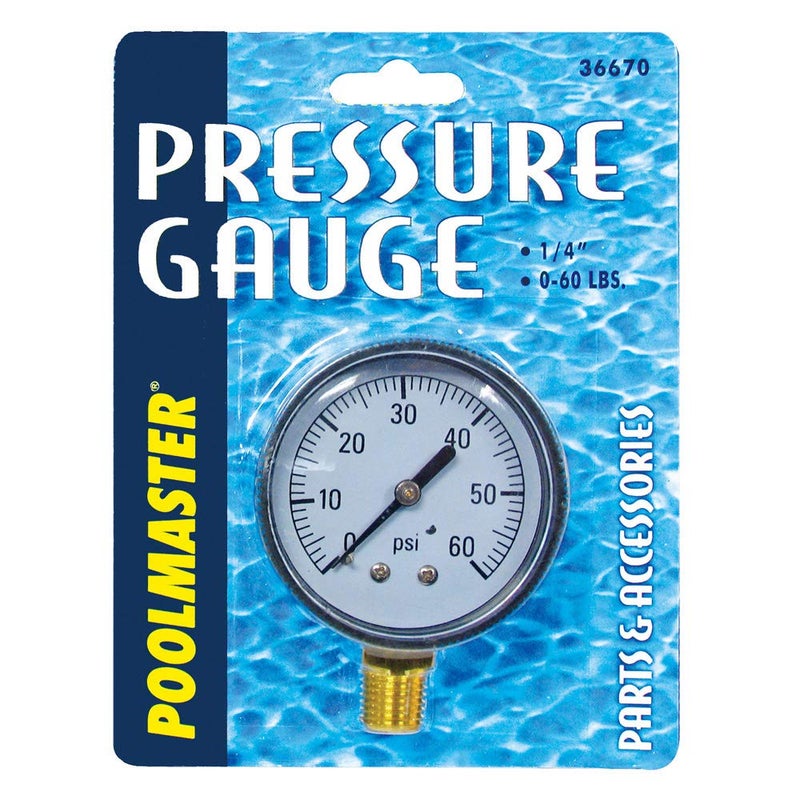 Poolmaster 36670 Pressure Gauge for Swimming Pool or Spa Filter, 1/4-Inch, Bottom Mounted Thread - Image 5