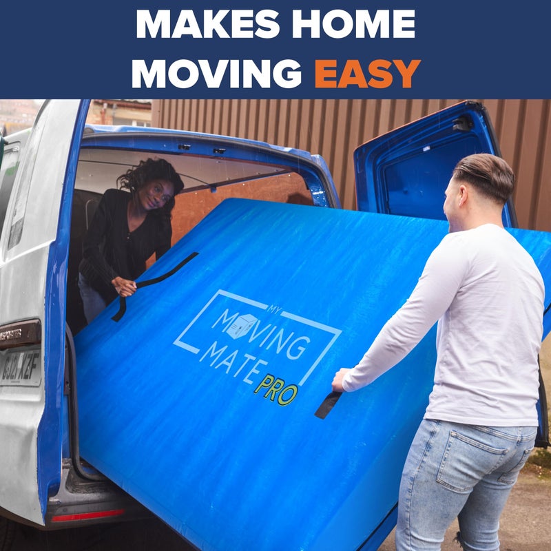 My Moving Mate King Size Mattress Bag for Moving and Storage with 8 Handles and Zip - Tarp Plastic Mattress Cover for Moving and Storage - Professional Grade Mattress Storage Bags - Heavy Duty, Reusable - Image 2