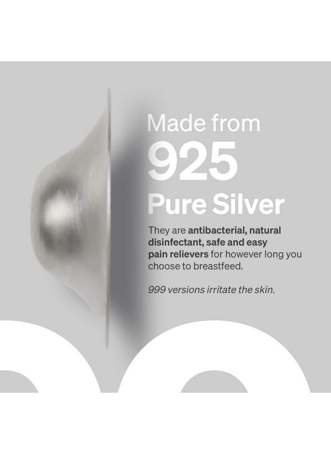 Love Noobs - The Original Silver Nursing Cups, LoveNoobs Silver Nipple Covers Breastfeeding, Regular Nipple Shields for Nursing Newborn, Post Partum Recovery, Baby Essentials, Silver Nipple Shield, Nickel-Free - Image 1