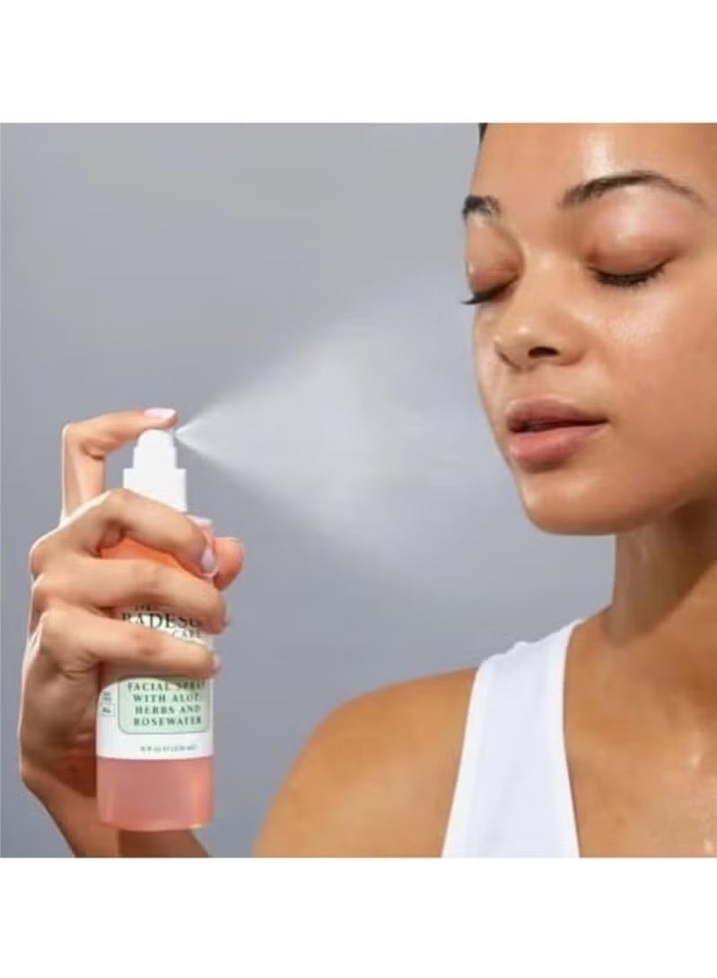MARIO BADESCU Facial Spray With Aloe, Herbs And Rosewater Clear 236ml - Image 2