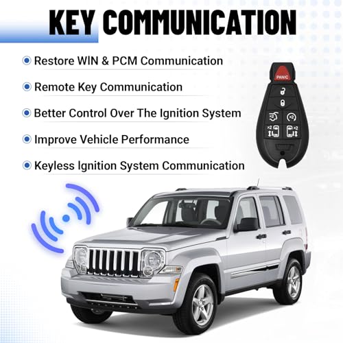 LUKYUCHA 601-082 Wireless Ignition Switch Module Kit & 2 Keys Compatible with 2011-2013 Dodge Challenger, Ram 1500 2500 3500 4500 5500, Jeep Grand Cherokee, Replace# 68105739AC 5026533AE (Need Programming) - Image 5