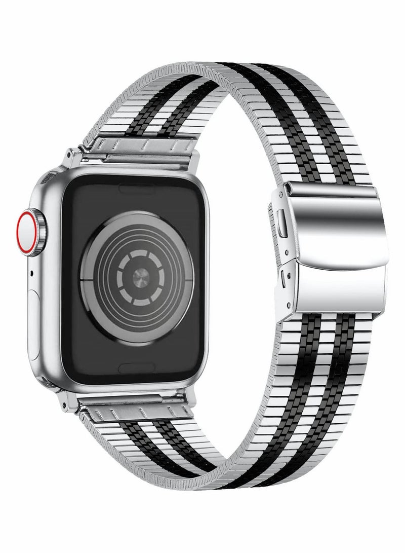 Excefore Metal Band Compatible with Apple Watch Series 8/7/6/5/4/SE 42mm 44mm 45mm  - Image 3