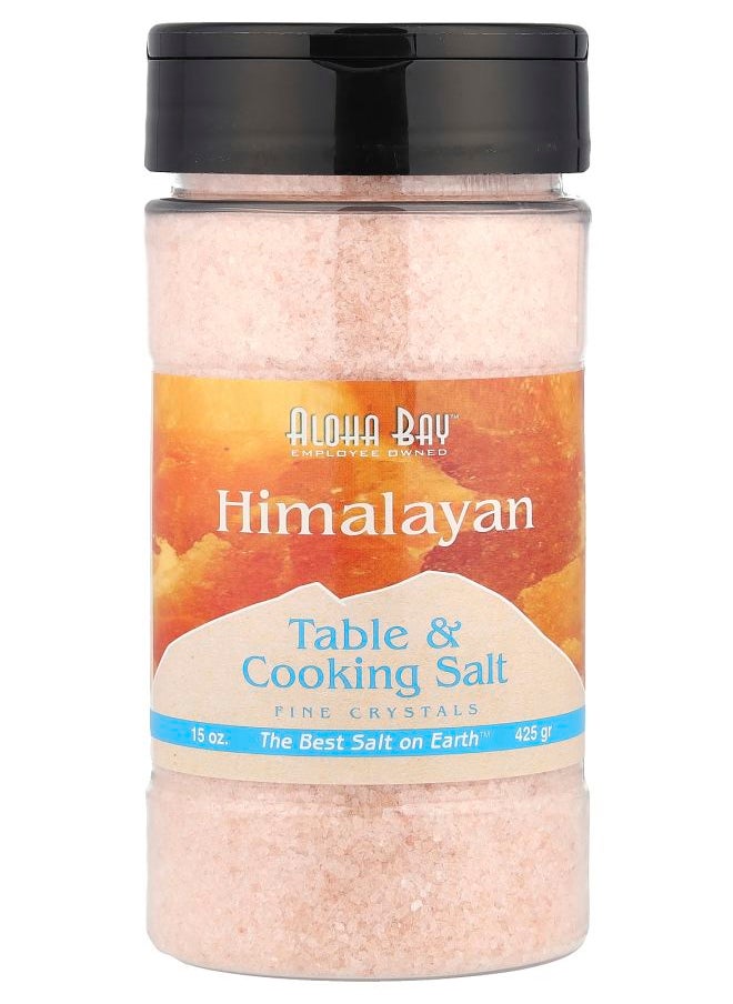 Aloha Bay - Himalayan Table & Cooking Salt Fine Crystals 15 oz (425 g) - Image 1