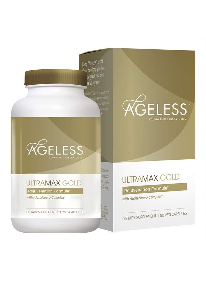Ageless Foundation Laboratories AGELESS™: UltraMAX Gold™ Capsules, 90 count 