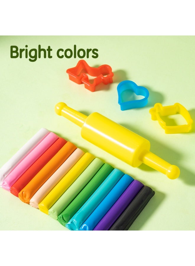 Deli EH716 Plasticine – 12 Colors, Non-Drying, Easy to Mold, Safe & Gluten-Free, Perfect for Kids’ Creative Activities - Image 3
