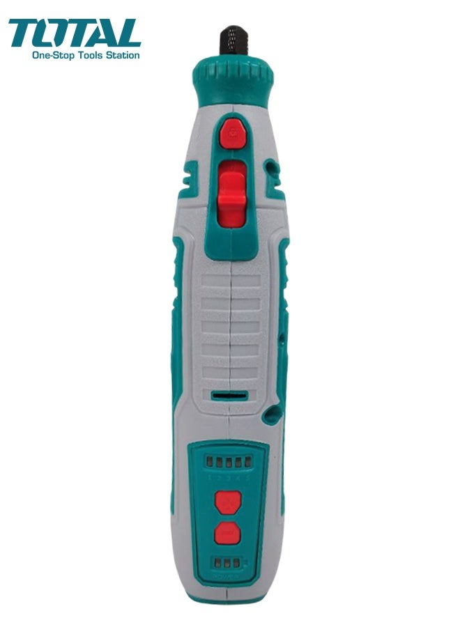 Total 8V Lithium-Ion Cordless Grinder Kit with 67 Accessories, Type-C Charging, Speed Control, Spindle Lock – Multi-Functional Grinding & Polishing Tool for DIY & Professional Use - - Image 1