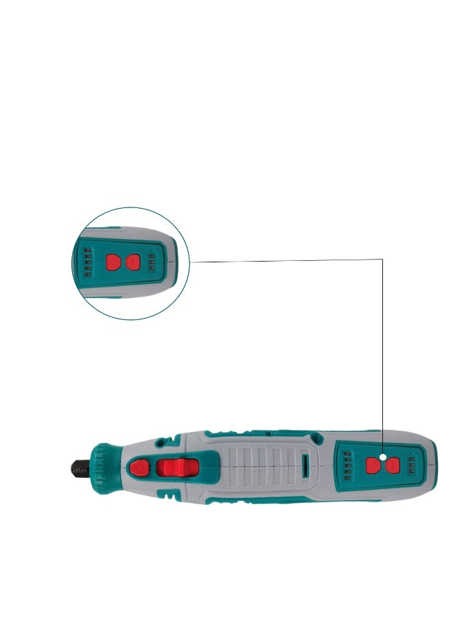 Total 8V Lithium-Ion Cordless Grinder Kit with 67 Accessories, Type-C Charging, Speed Control, Spindle Lock – Multi-Functional Grinding & Polishing Tool for DIY & Professional Use - - Image 5