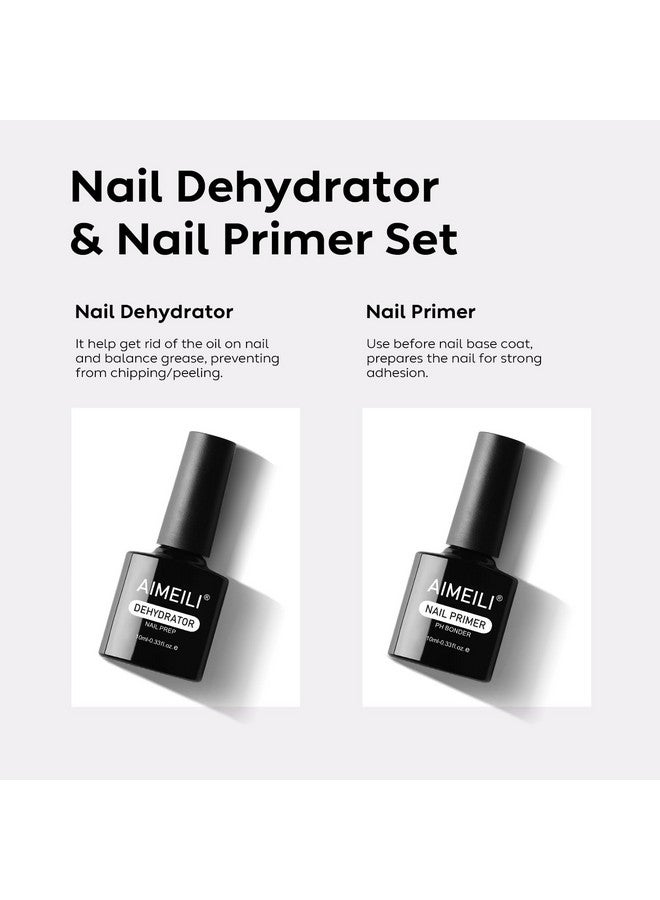 آيميلي برايمر لتحضير الأظافر سريع الجفاف، ومجفف للأظافر، وبرايمر لتركيب الأساس من جل الأشعة فوق البنفسجية لأطراف الأظافر، وبودرة أكريليك وجل بناء الأظافر - Image 2