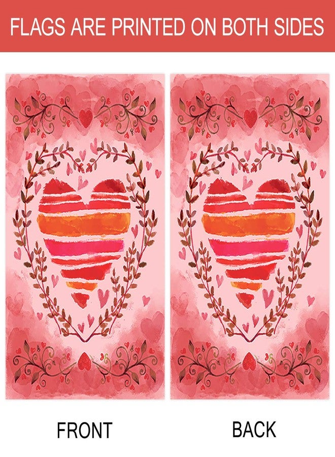 Morigins Home Garden Heart Trio 28 x 40 Inch Decorative Valentine Love Design House Flag - Image 4