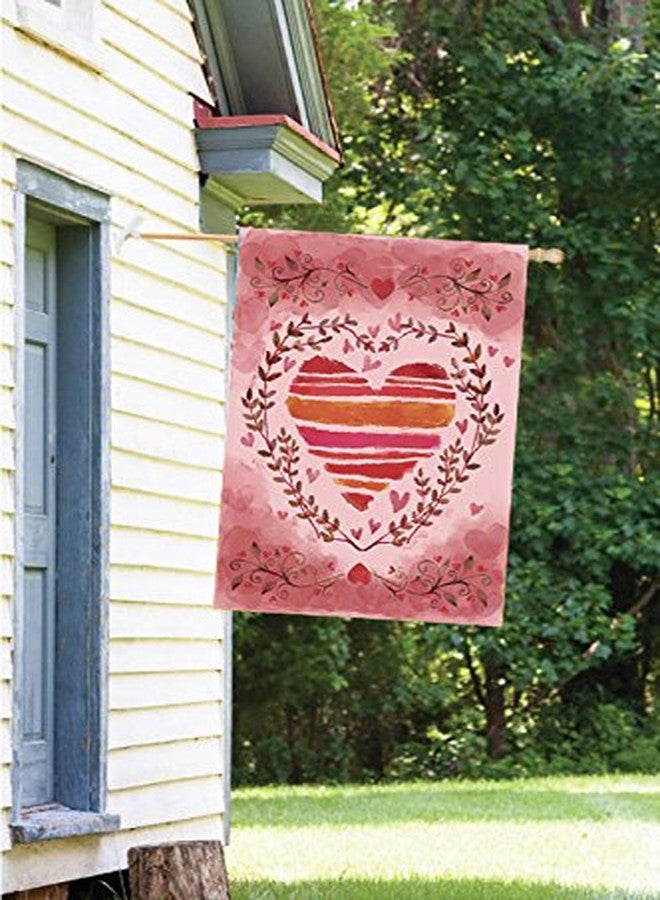 Morigins Home Garden Heart Trio 28 x 40 Inch Decorative Valentine Love Design House Flag - Image 2