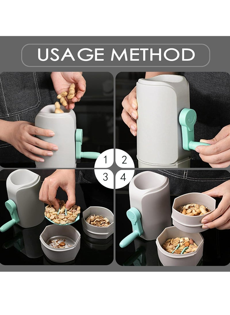 Oasisgalore - Multifunctional Peanut Sheller Clip Tool，Automatic Nut Pistachio Peeler Opener Cracker - Image 1