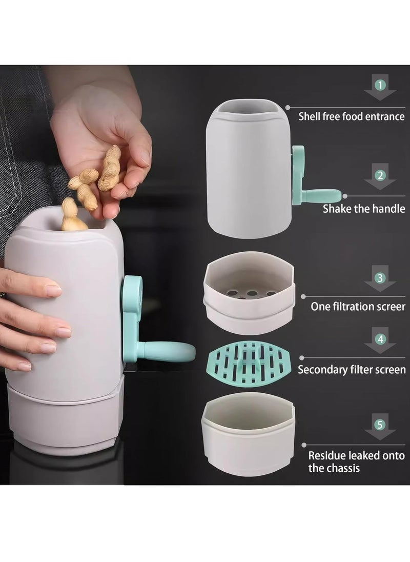 Oasisgalore - Multifunctional Peanut Sheller Clip Tool，Automatic Nut Pistachio Peeler Opener Cracker - Image 1