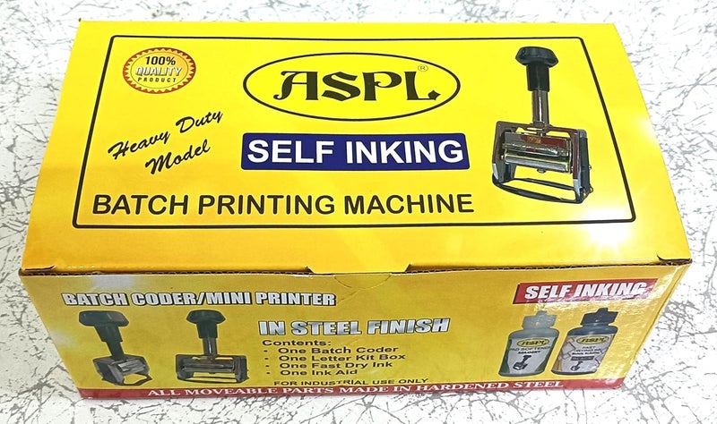 ACGL ASPL Original Hand Batch Coding and Date Printing Machine on Plastic Pouch Bag and Label A@ (6MM) - Image 5